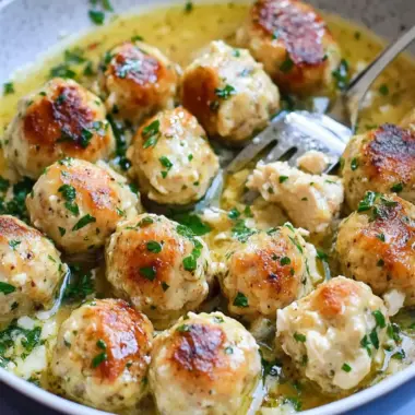 Chicken Piccata Meatballs