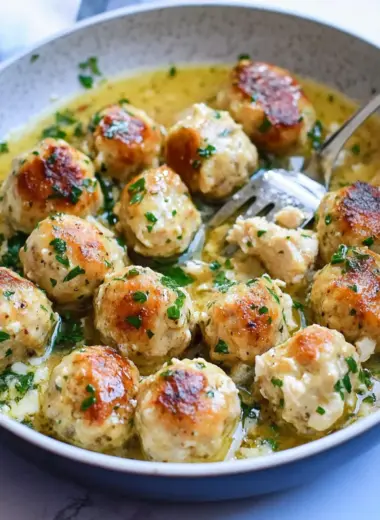 Chicken Piccata Meatballs