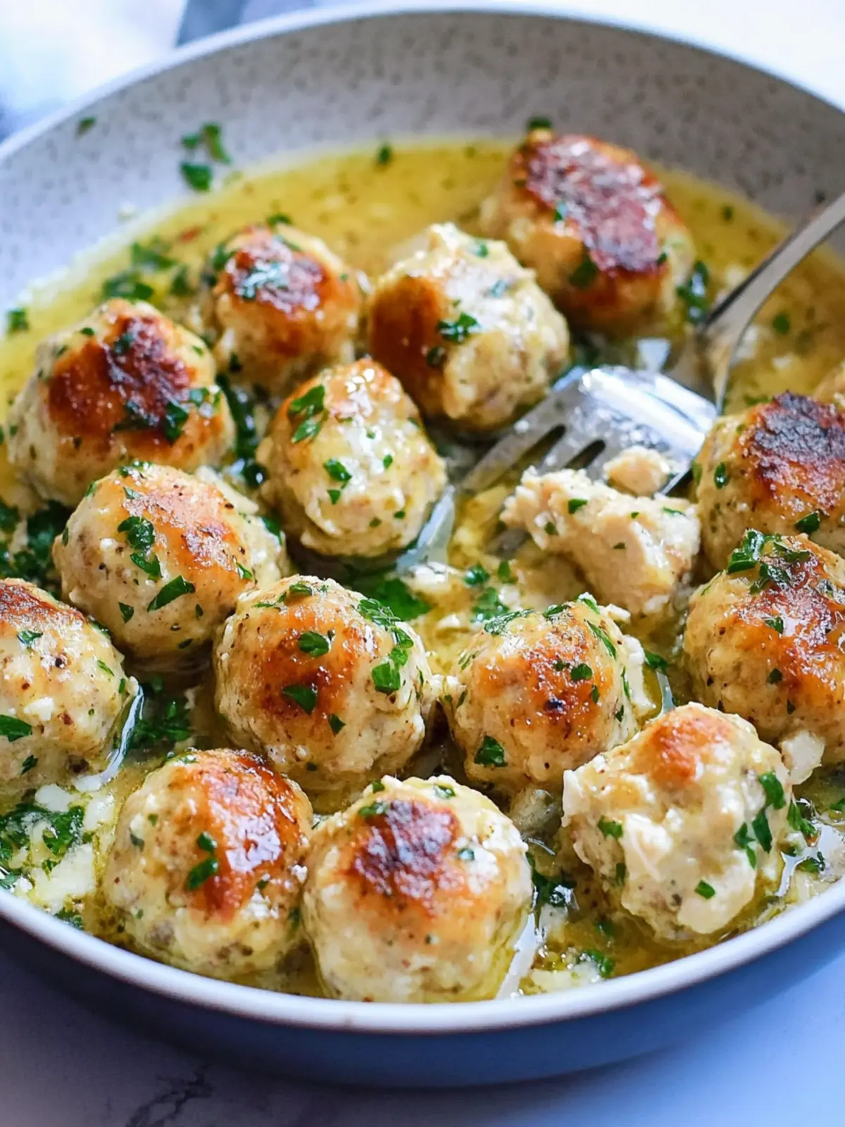 Savory Chicken Piccata Meatballs for a Quick Family Feast 5 Chicken Piccata Meatballs
