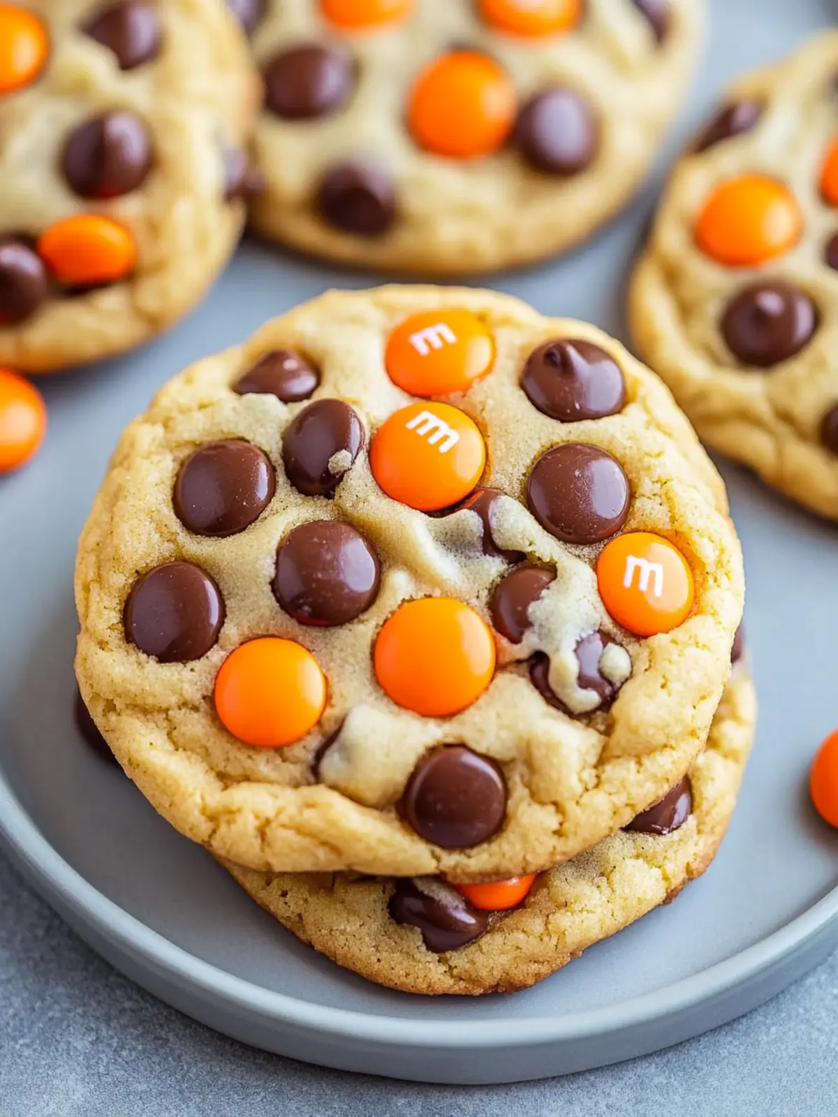 Chewy Halloween M&M’s Chocolate Chip Cookies Everyone Loves 2 Halloween M&M’s Chocolate Chip Cookies
