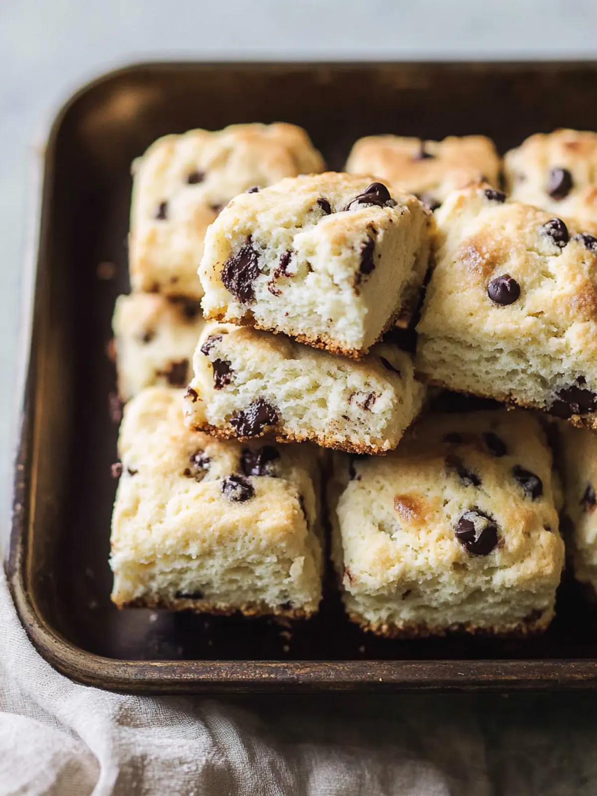 Cream Cheese Chocolate Chip Biscuits