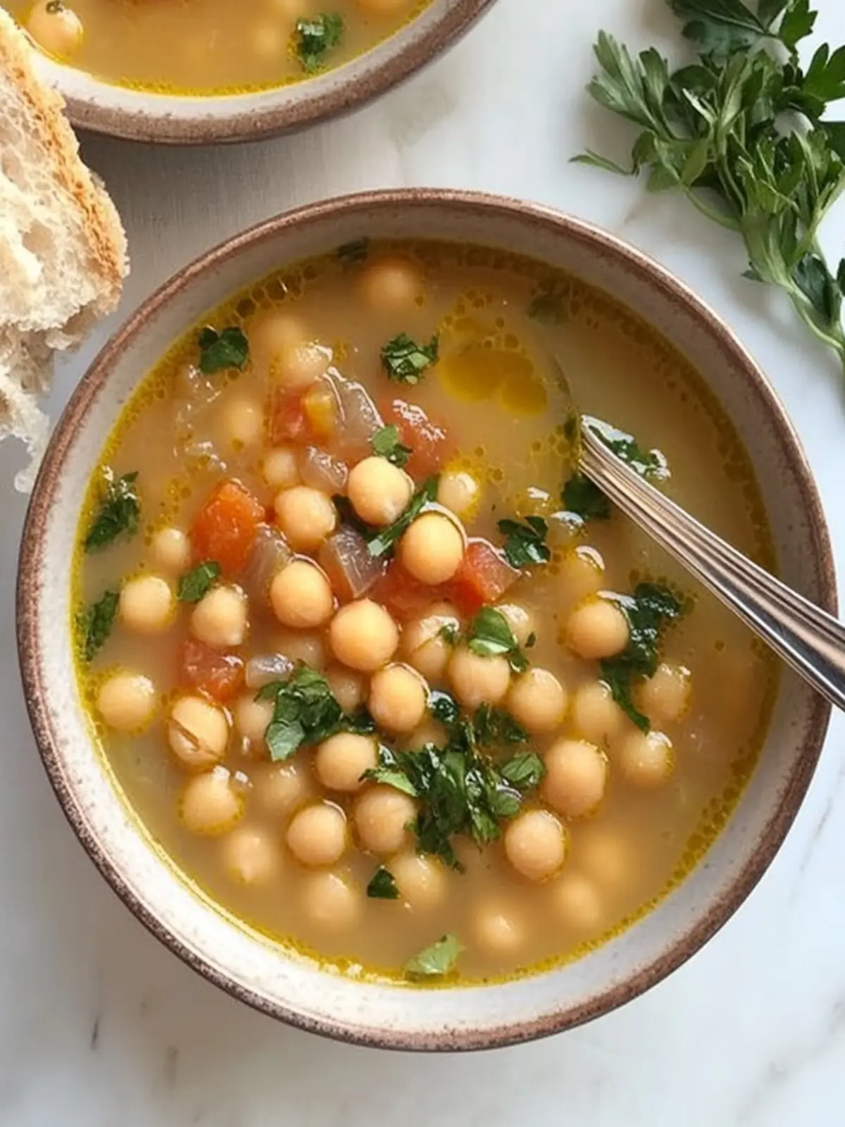Hearty Greek Chickpea Soup for Cozy Comfort Food Lovers 4 GREEK CHICKPEA SOUP