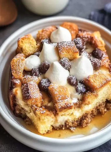 Tres Leches Bread Pudding