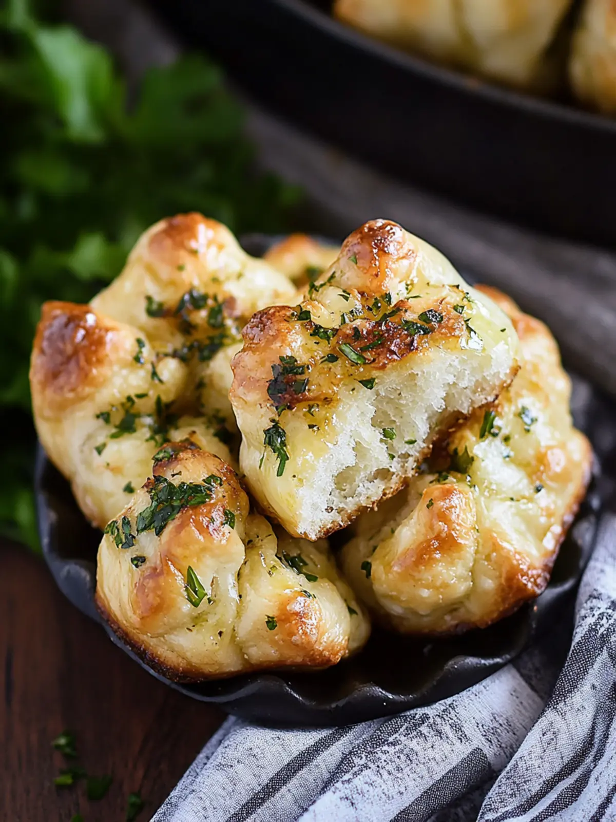 Irresistible Mini Garlic Monkey Breads for Cozy Nights 5 Mini Garlic Monkey Breads
