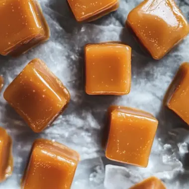 Homemade Fireball Whiskey Caramels