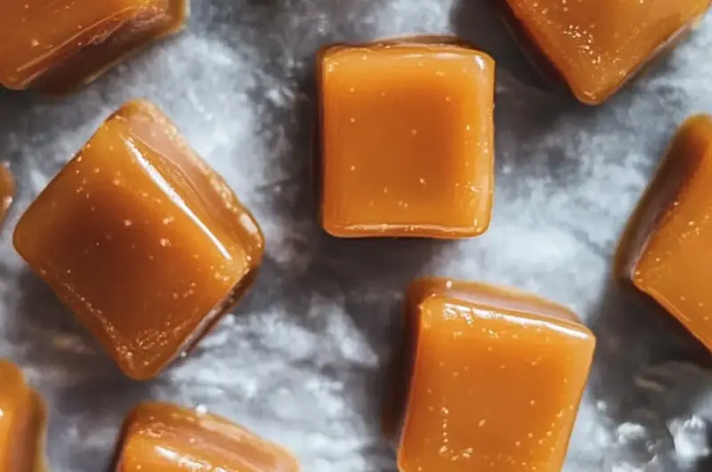 Homemade Fireball Whiskey Caramels