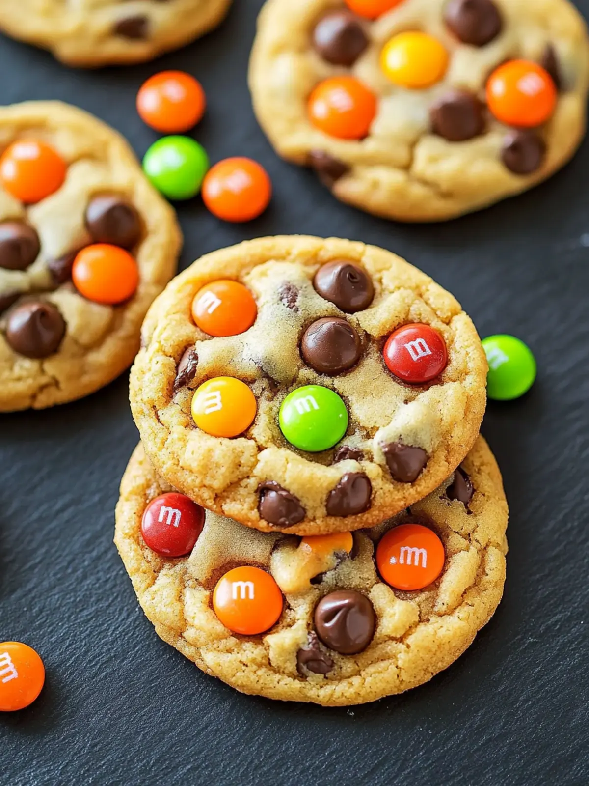 Chewy Halloween M&M’s Chocolate Chip Cookies Everyone Loves 5 Halloween M&M’s Chocolate Chip Cookies