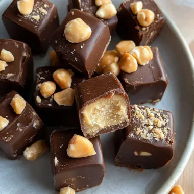 No Bake Snickers Bites