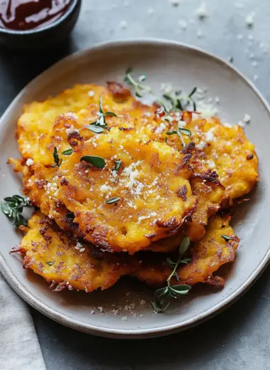 Parmesan Pumpkin Fritters
