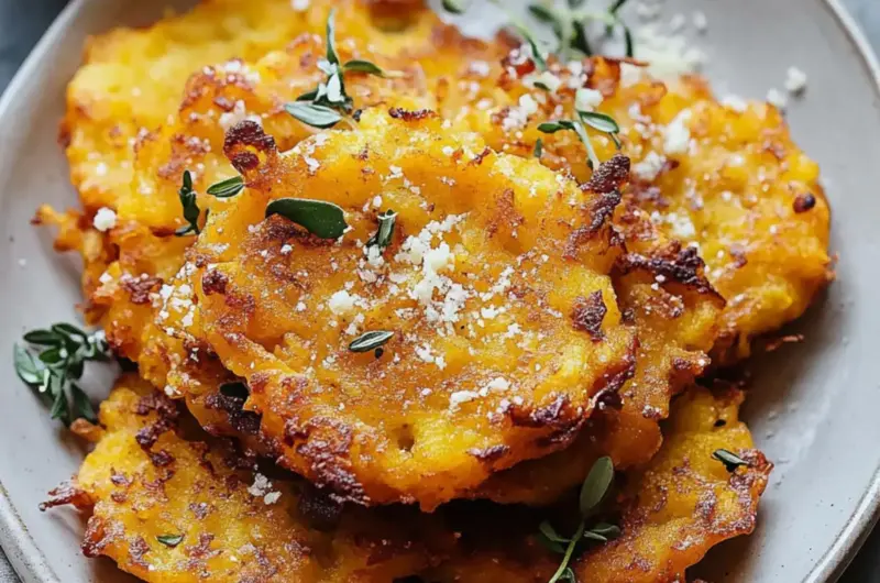Parmesan Pumpkin Fritters