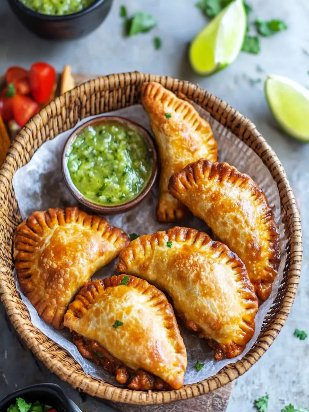 Spicy Argentinian Beef Empanadas