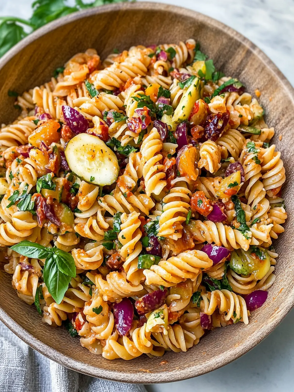 Chili Oil Pasta Salad