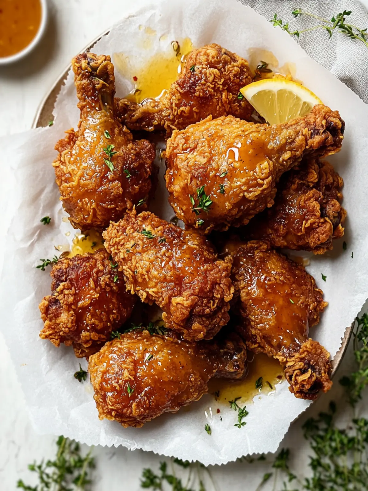 Crispy Southern Hot Honey Fried Chicken