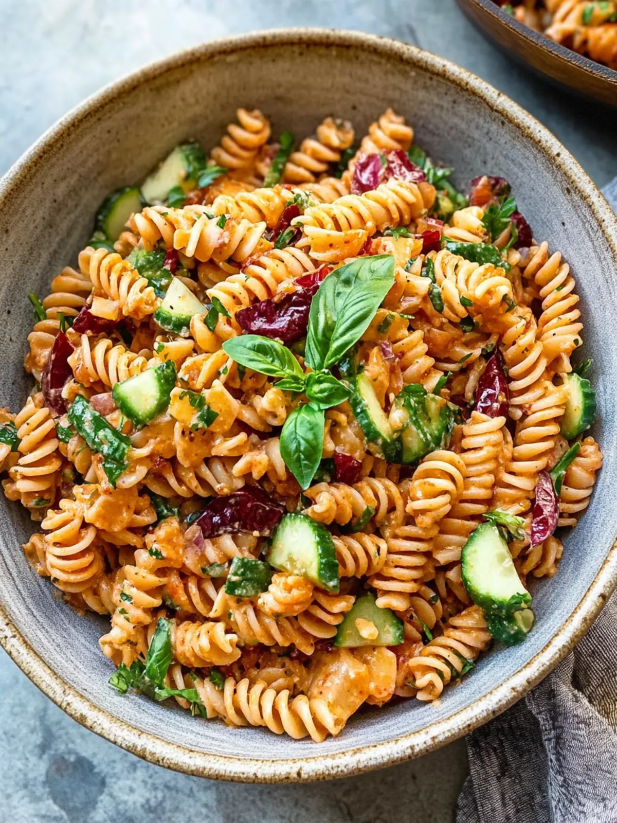 Chili Oil Pasta Salad
