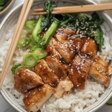 Miso-Ginger Chicken & Rice