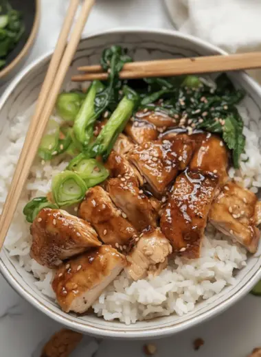 Miso-Ginger Chicken & Rice
