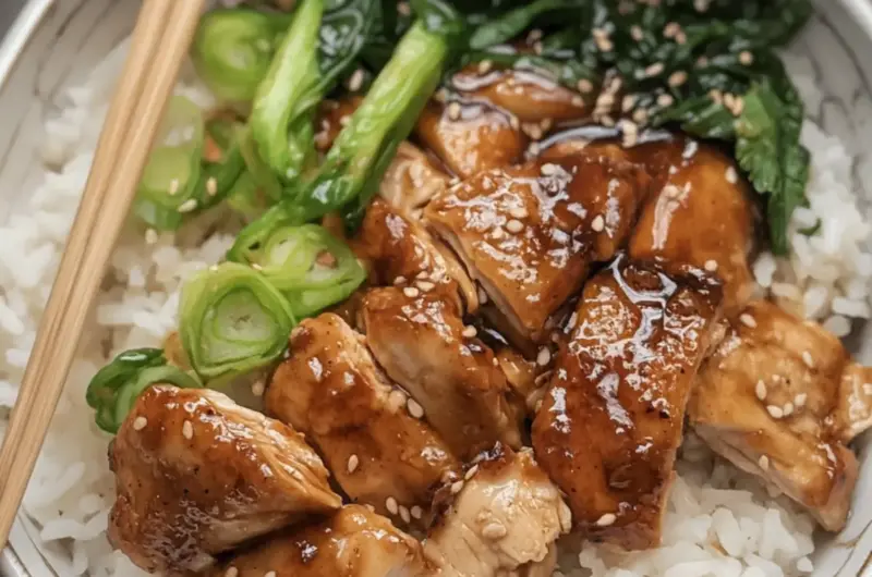 Miso-Ginger Chicken & Rice
