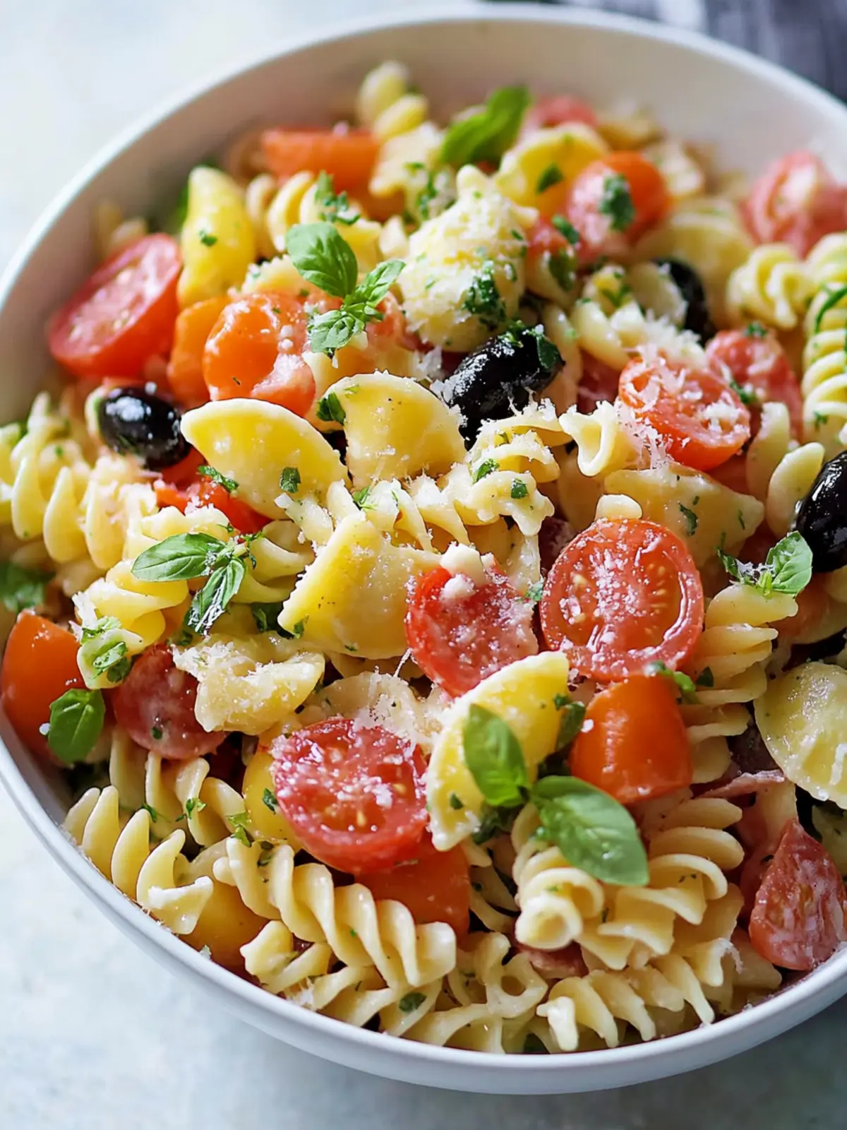 Zesty Italian Pasta Salad For Fresh Flavor in Every Bite 2 Zesty Italian Pasta Salad