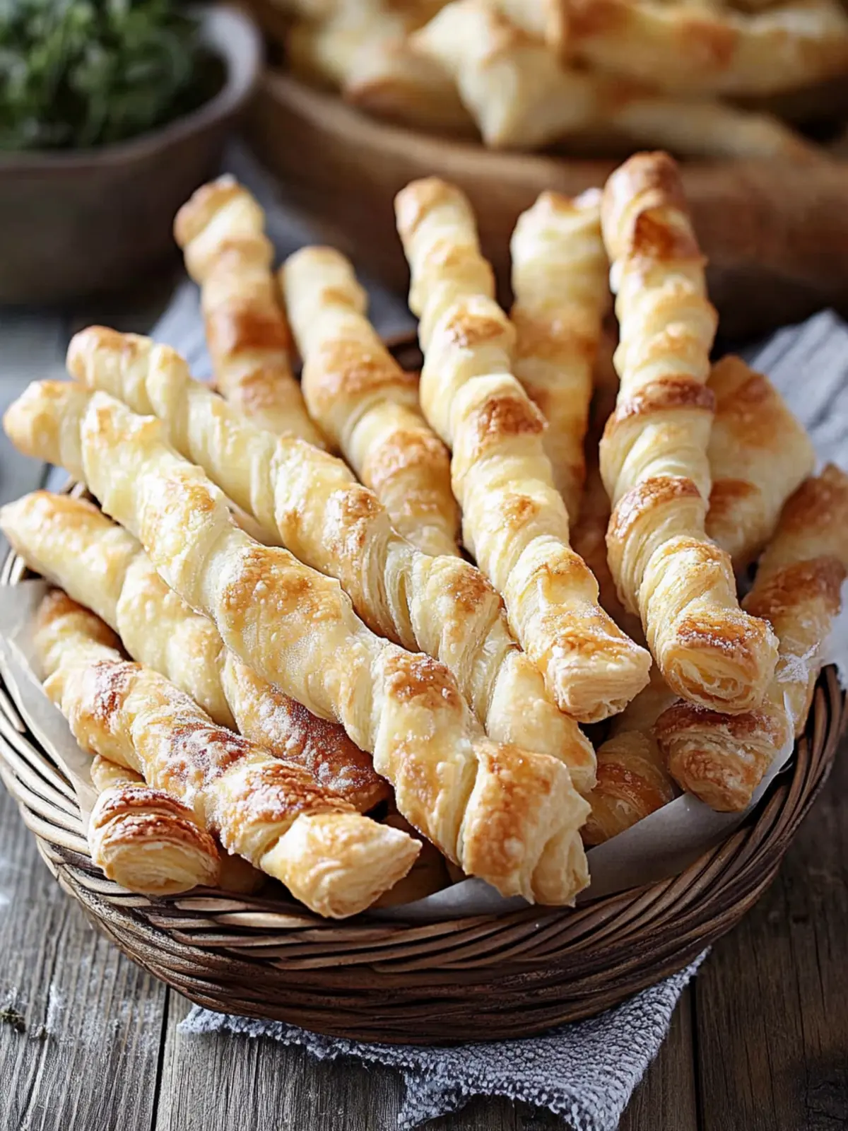 Savory Puff Pastry Sticks: Quick Bacon-Cheese & Pesto Treats 4 Puff Pastry Sticks