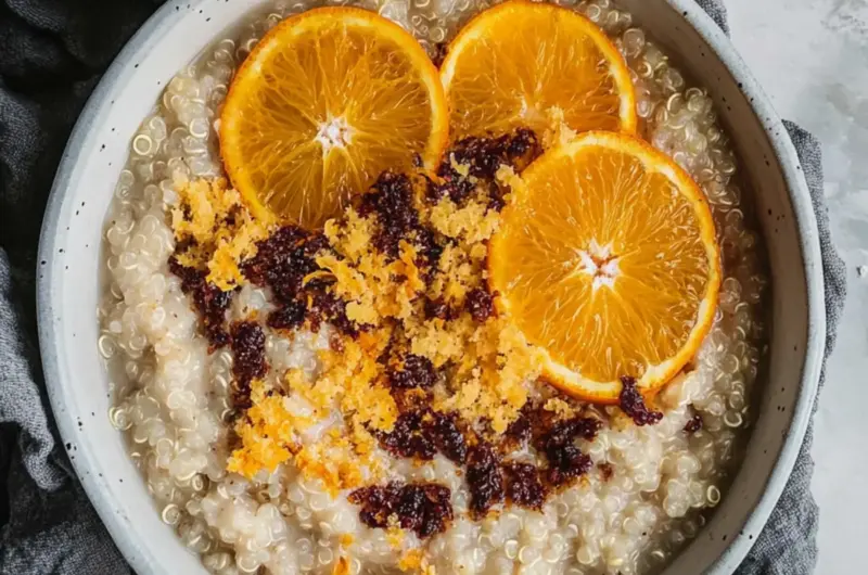 Cinnamon Orange Quinoa Porridge