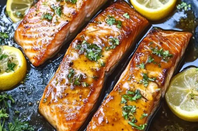 Apricot Glazed Salmon