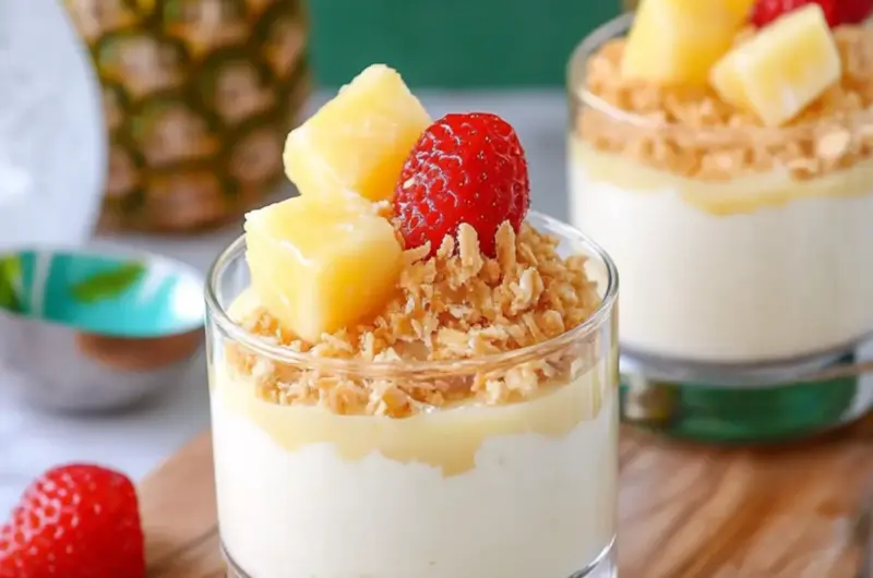 Pina Colada Cheesecake Mousse
