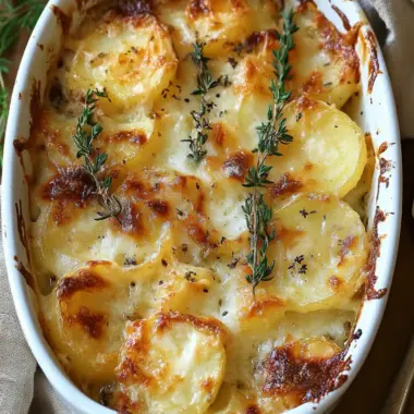 French Onion Potato Bake
