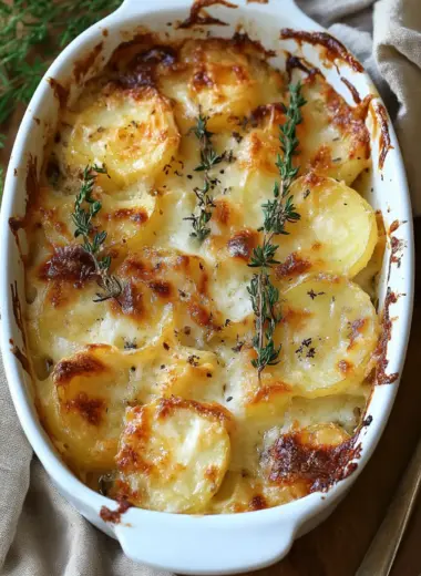 French Onion Potato Bake
