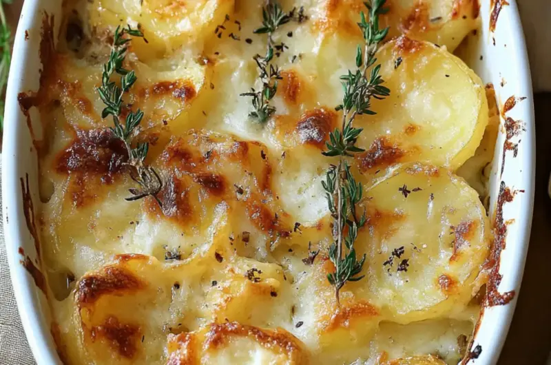 French Onion Potato Bake
