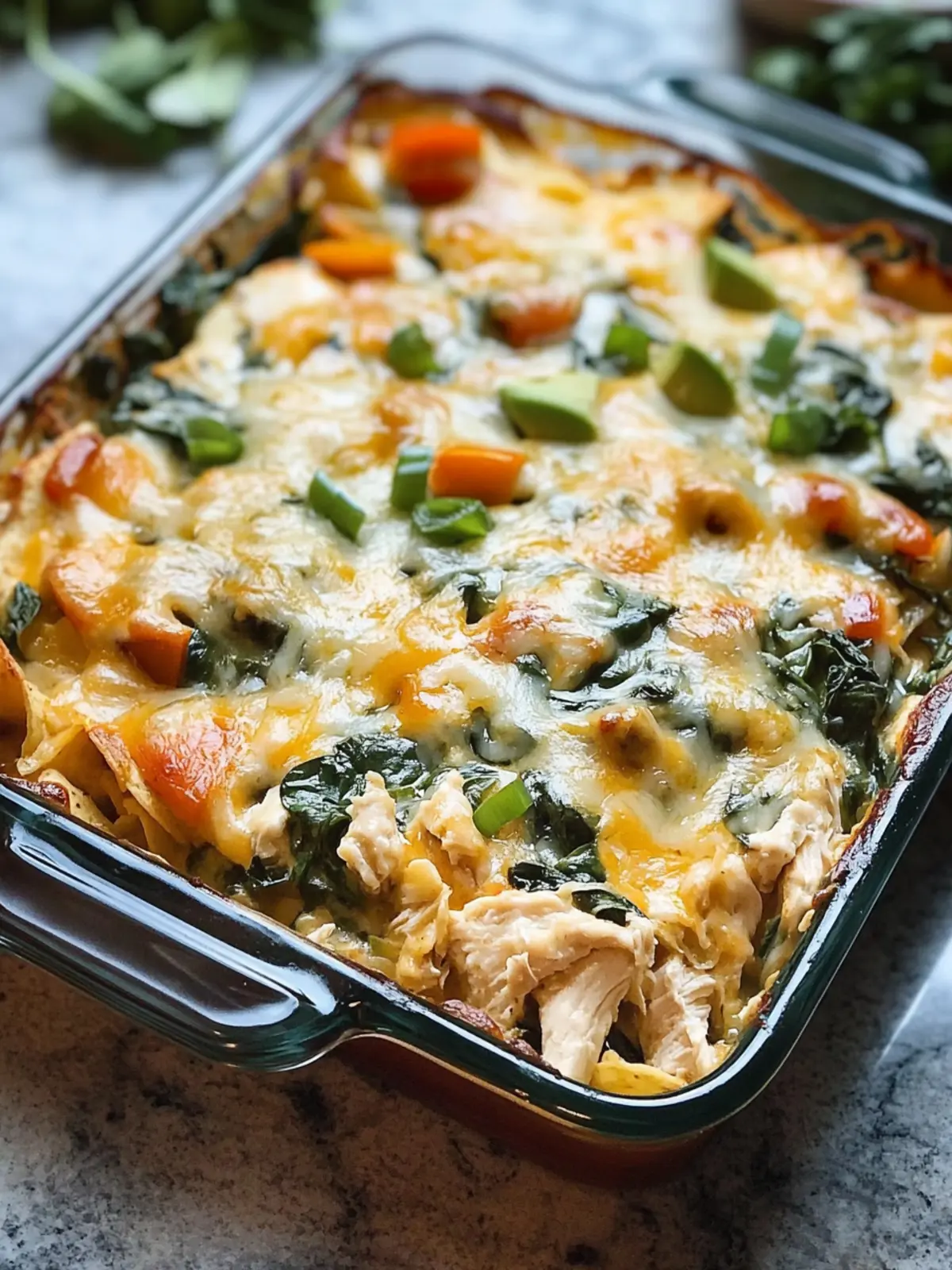 Delicious Chicken Tortilla Spinach Casserole for Easy Meals 3 Chicken Tortilla Spinach Casserole
