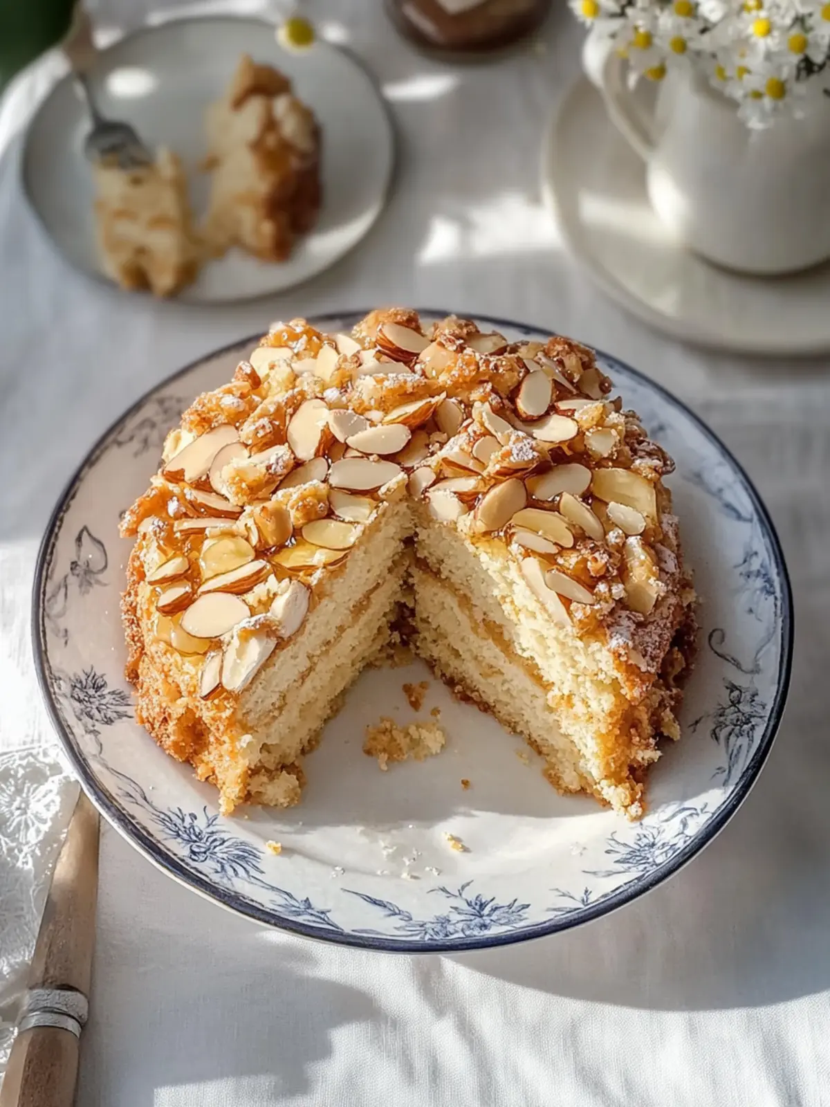 Sweet Bee Sting Cake - Irresistible Honey Almond Brioche Delight 3 Bee Sting Cake (Honey Almond Brioche Cake)