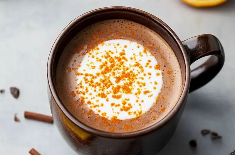 VEGAN ORANGE HOT CHOCOLATE