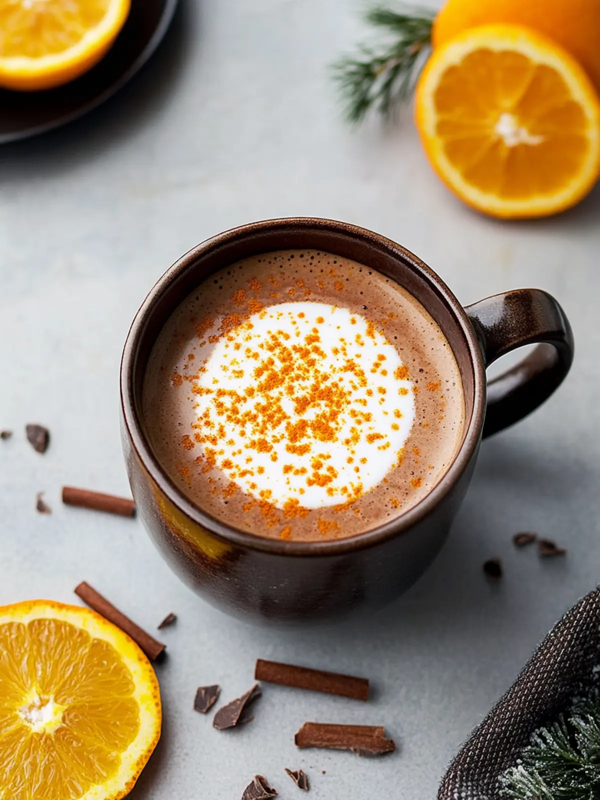 VEGAN ORANGE HOT CHOCOLATE
