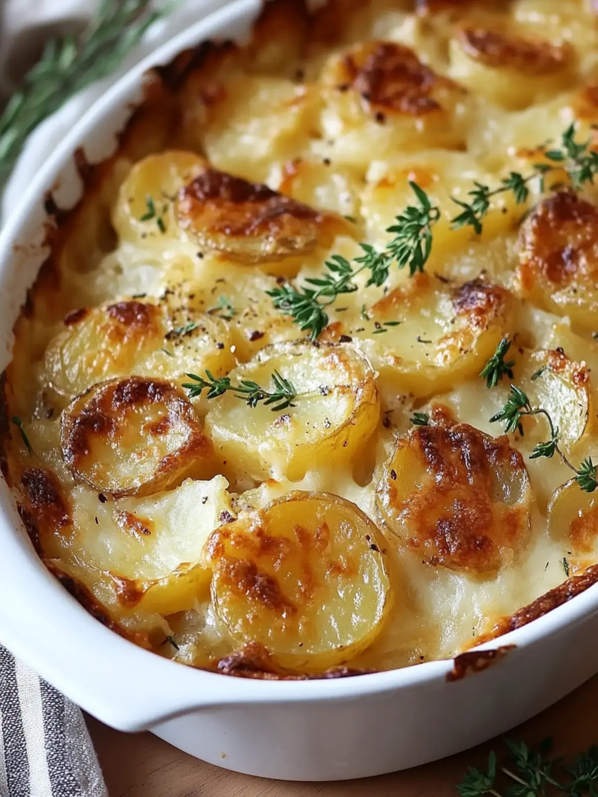 Irresistible French Onion Potato Bake with Pineapple Twist 3 French Onion Potato Bake