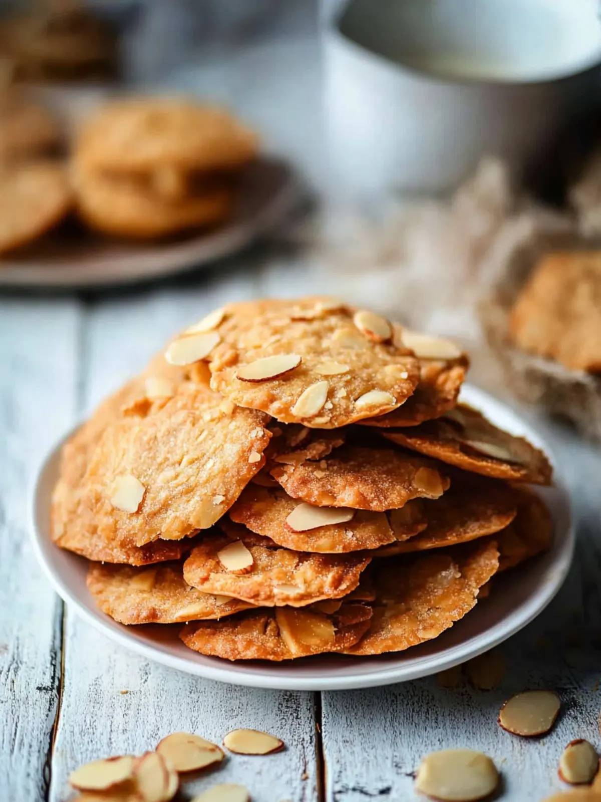 Crispy Almond Biscuits: A Crunchy Delight for Every Snack! 2 Crispy Almond Biscuits