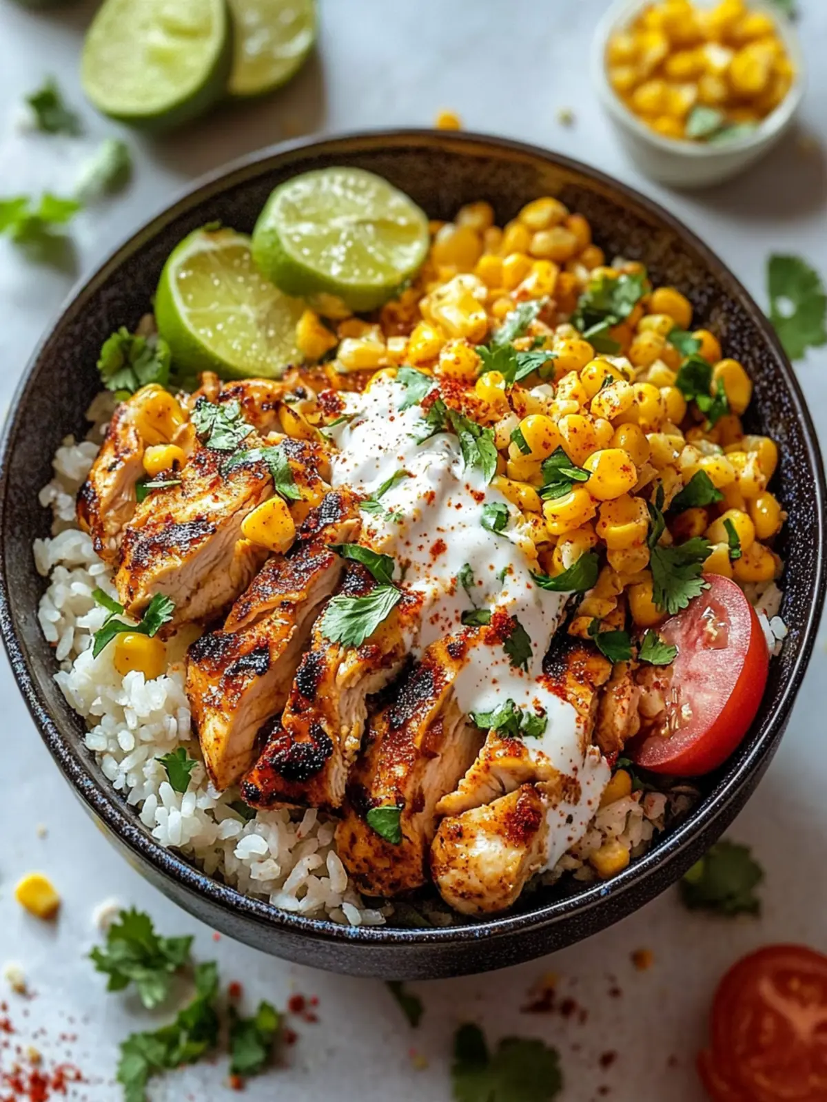 Mouthwatering Street Corn Chicken Rice Bowl You’ll Love 5 Street Corn Chicken Rice Bowl