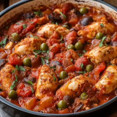 Savory Chicken Cacciatore Casserole for Cozy Nights 9 Chicken Cacciatore Casserole