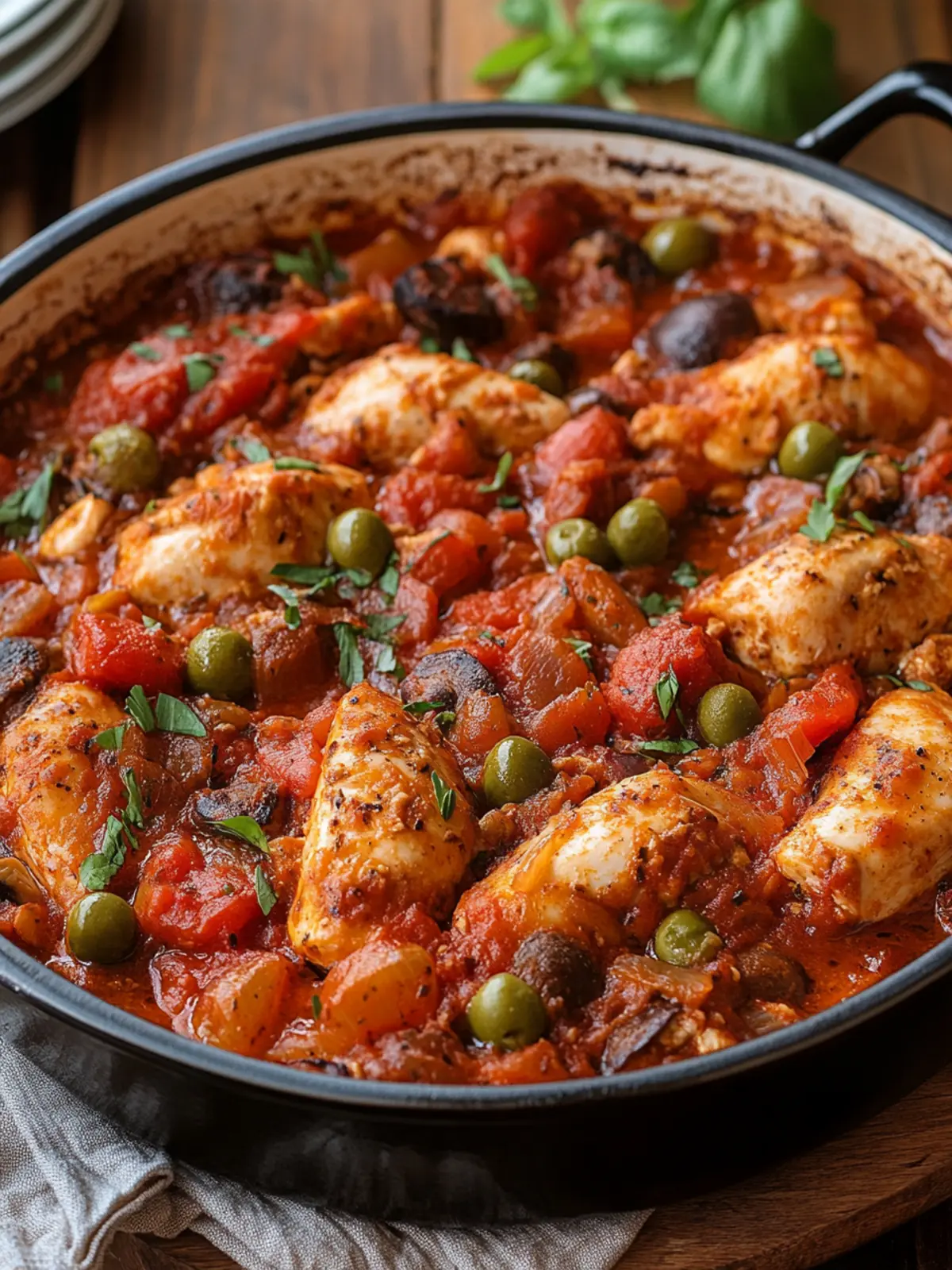 Savory Chicken Cacciatore Casserole for Cozy Nights 5 Chicken Cacciatore Casserole