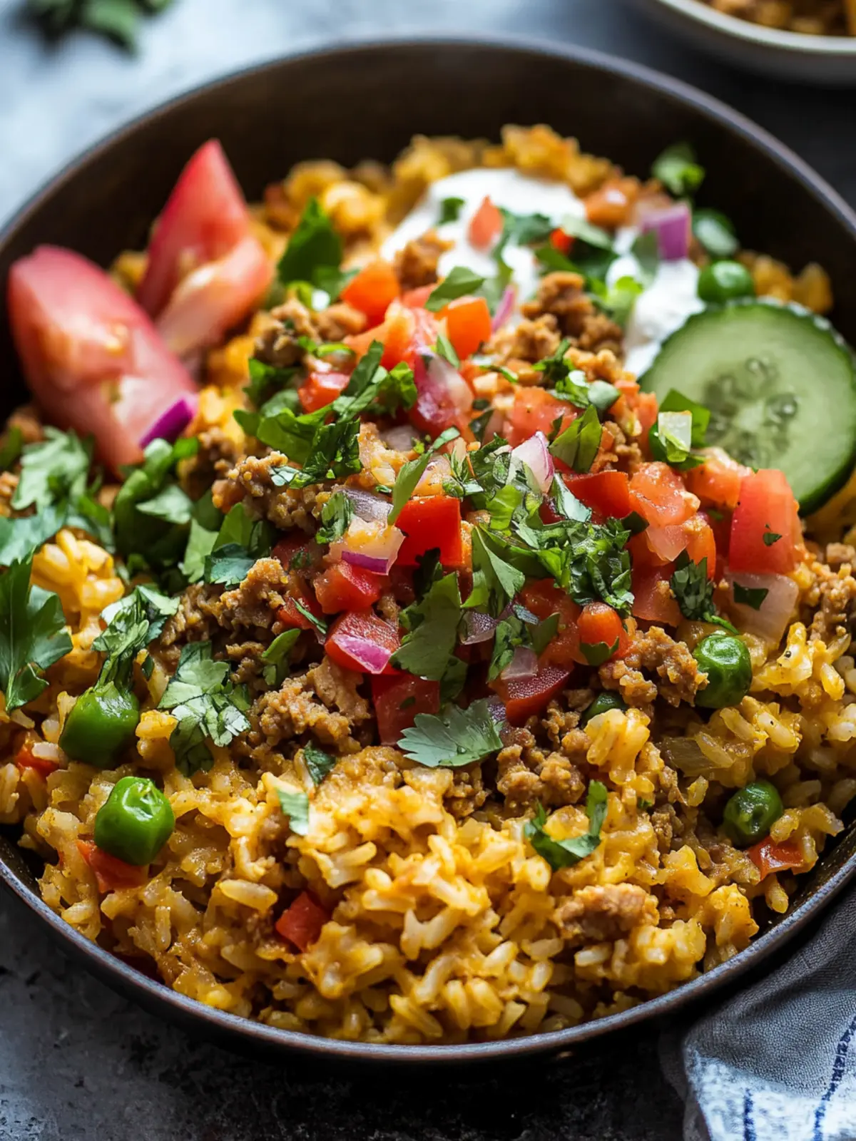 Flavor-Packed Golden Ground Turkey and Rice Skillet Delight 5 Golden Ground Turkey and Rice Skillet