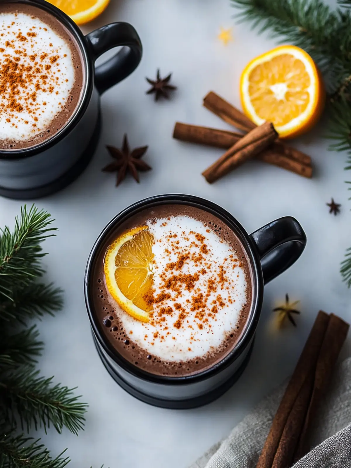 Vegan Orange Hot Chocolate