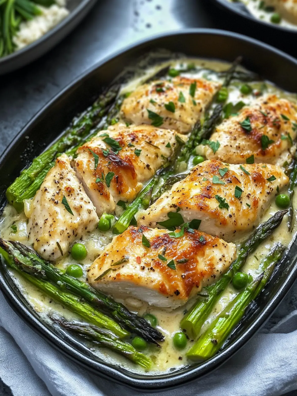 Delicious Caesar Chicken with Asparagus for Busy Nights 2 Caesar Chicken with Asparagus