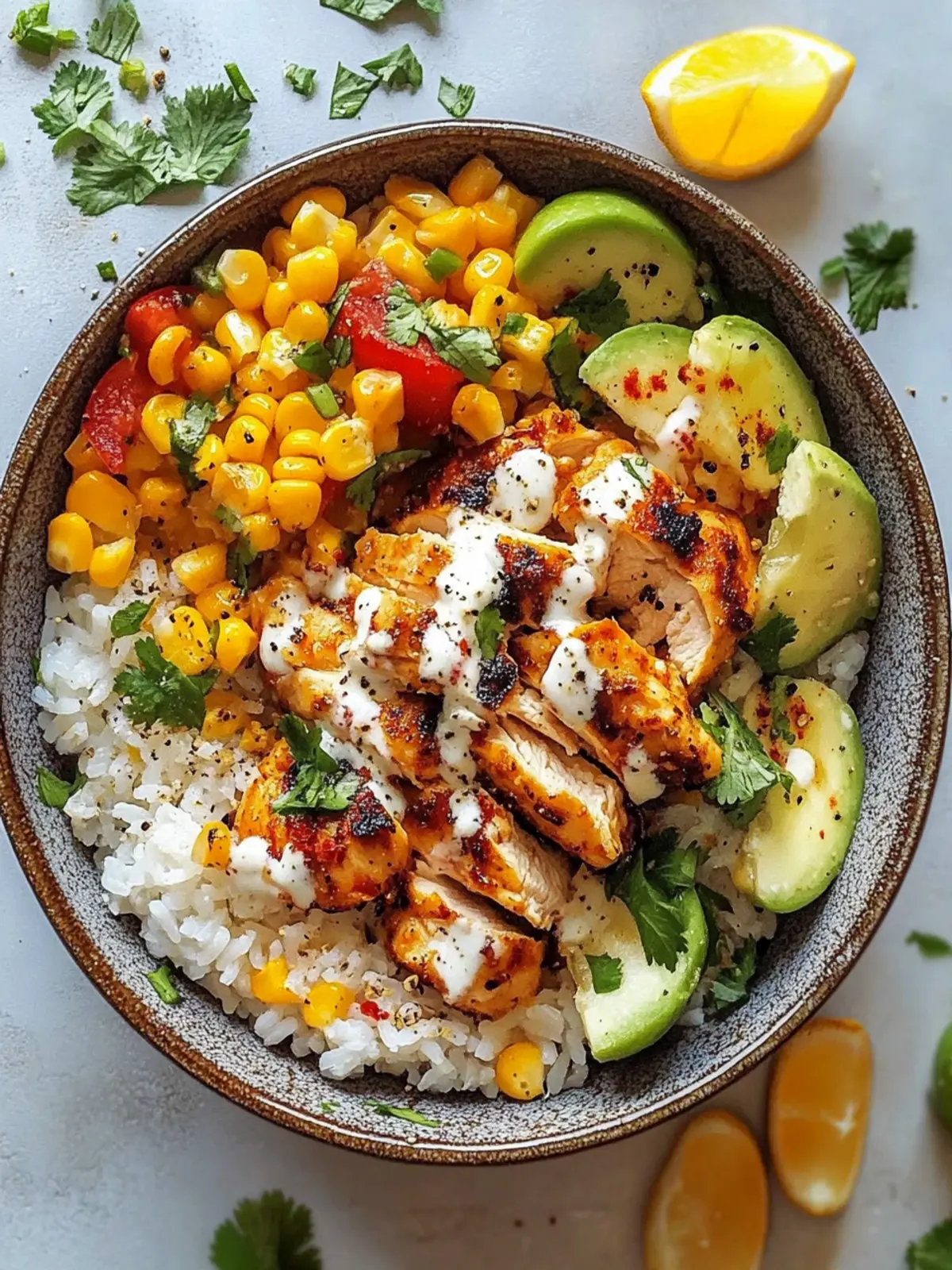 Mouthwatering Street Corn Chicken Rice Bowl You’ll Love 4 Street Corn Chicken Rice Bowl