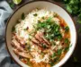 Cozy Up with Brothy Rice and Zesty Coconut Chicken