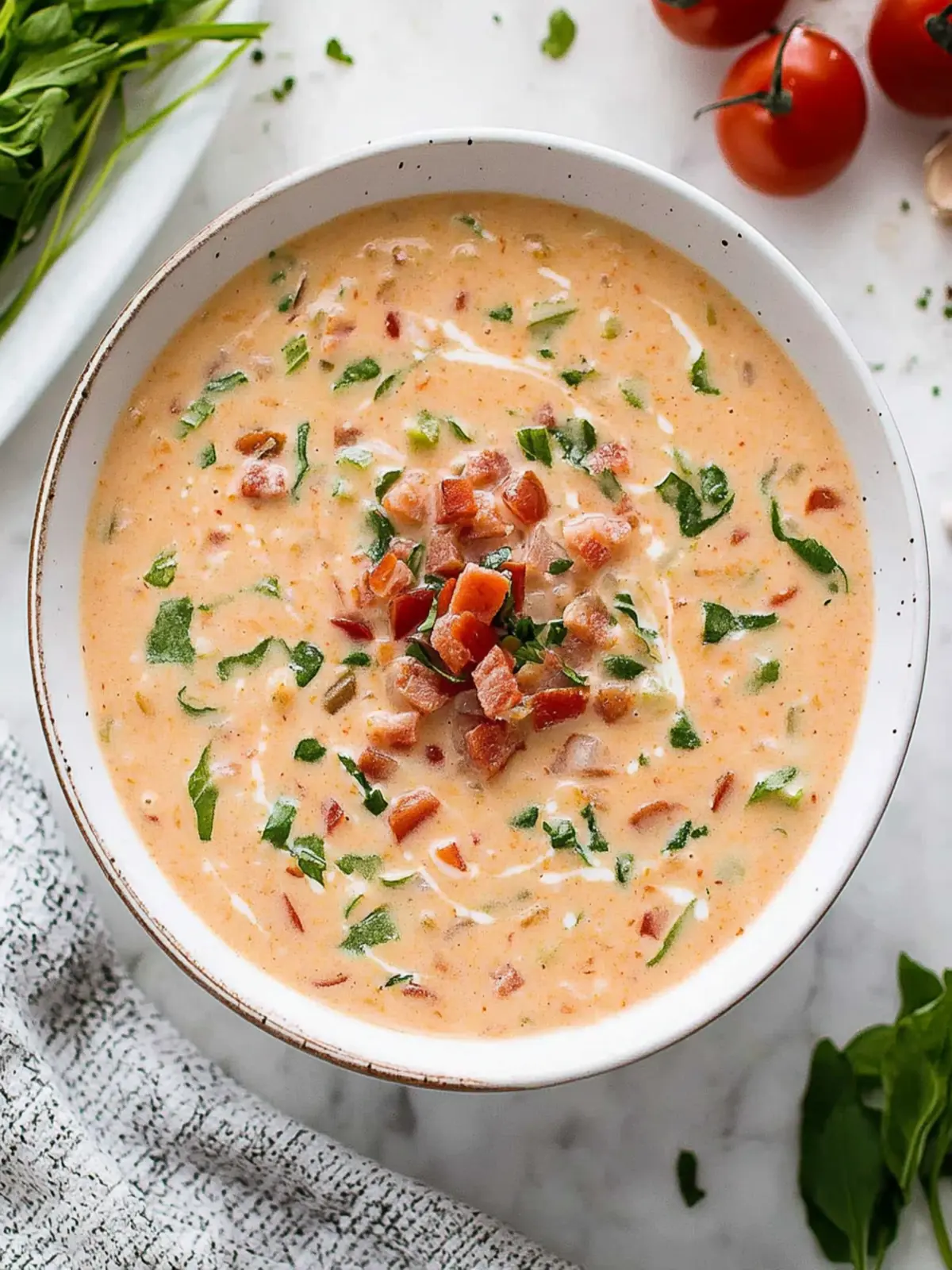 Savory BLT Soup: A Creamy Twist on Comfort Food Classics 5 BLT Soup