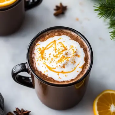 Vegan Orange Hot Chocolate
