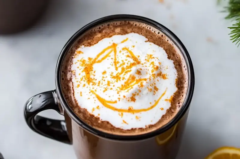 Vegan Orange Hot Chocolate