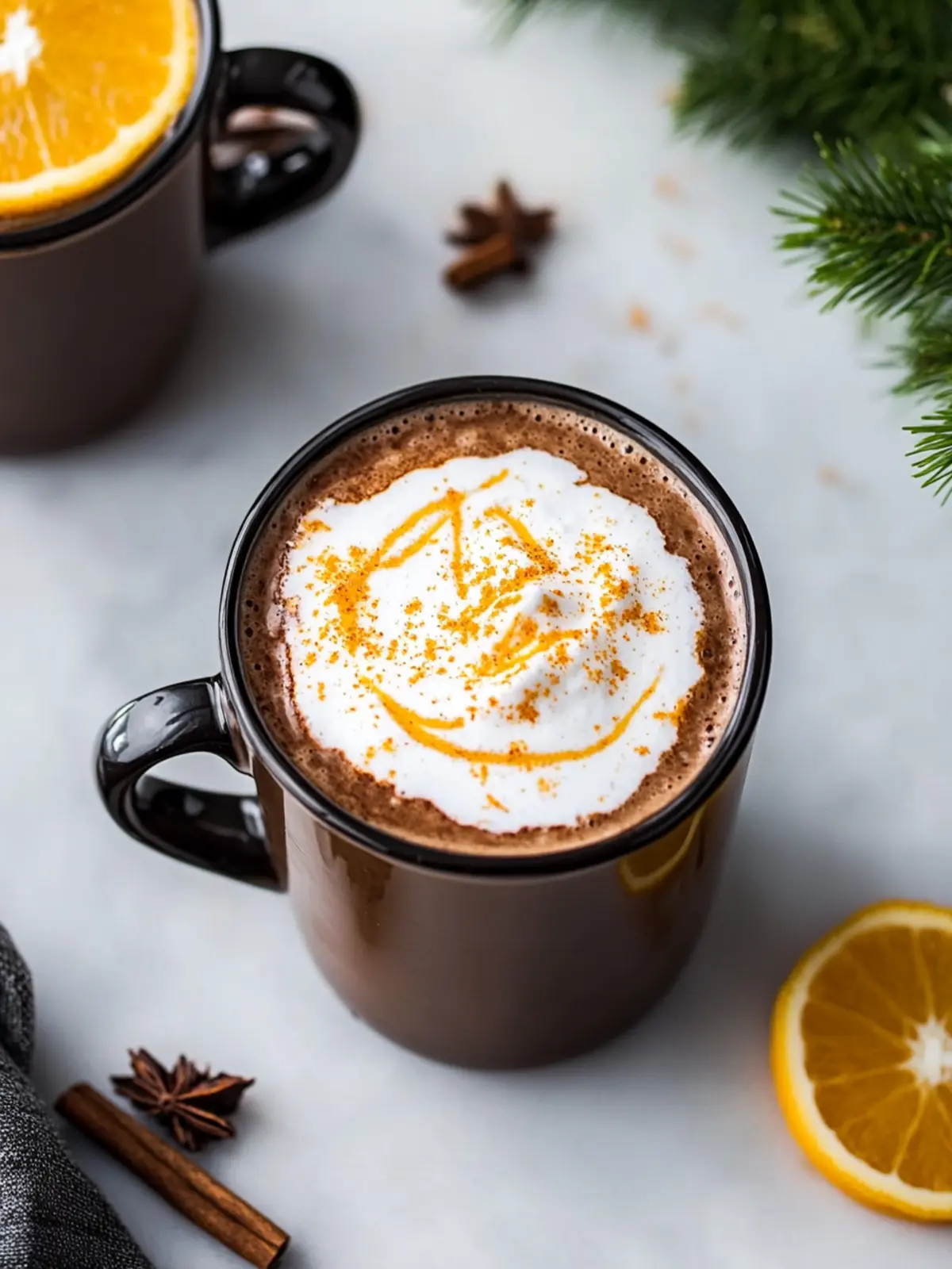 Vegan Orange Hot Chocolate