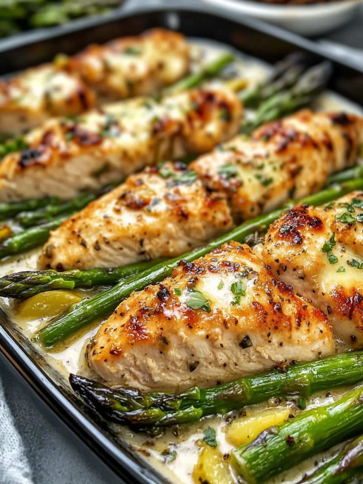 Delicious Caesar Chicken with Asparagus for Busy Nights 5 Caesar Chicken with Asparagus