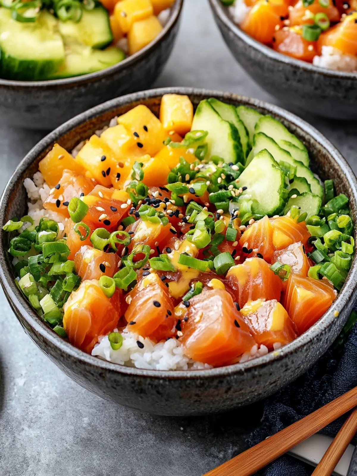 Ahi Tuna Poke Bowls Perfect for Bright Flavor Cravings 4 Ahi Tuna Poke Bowls