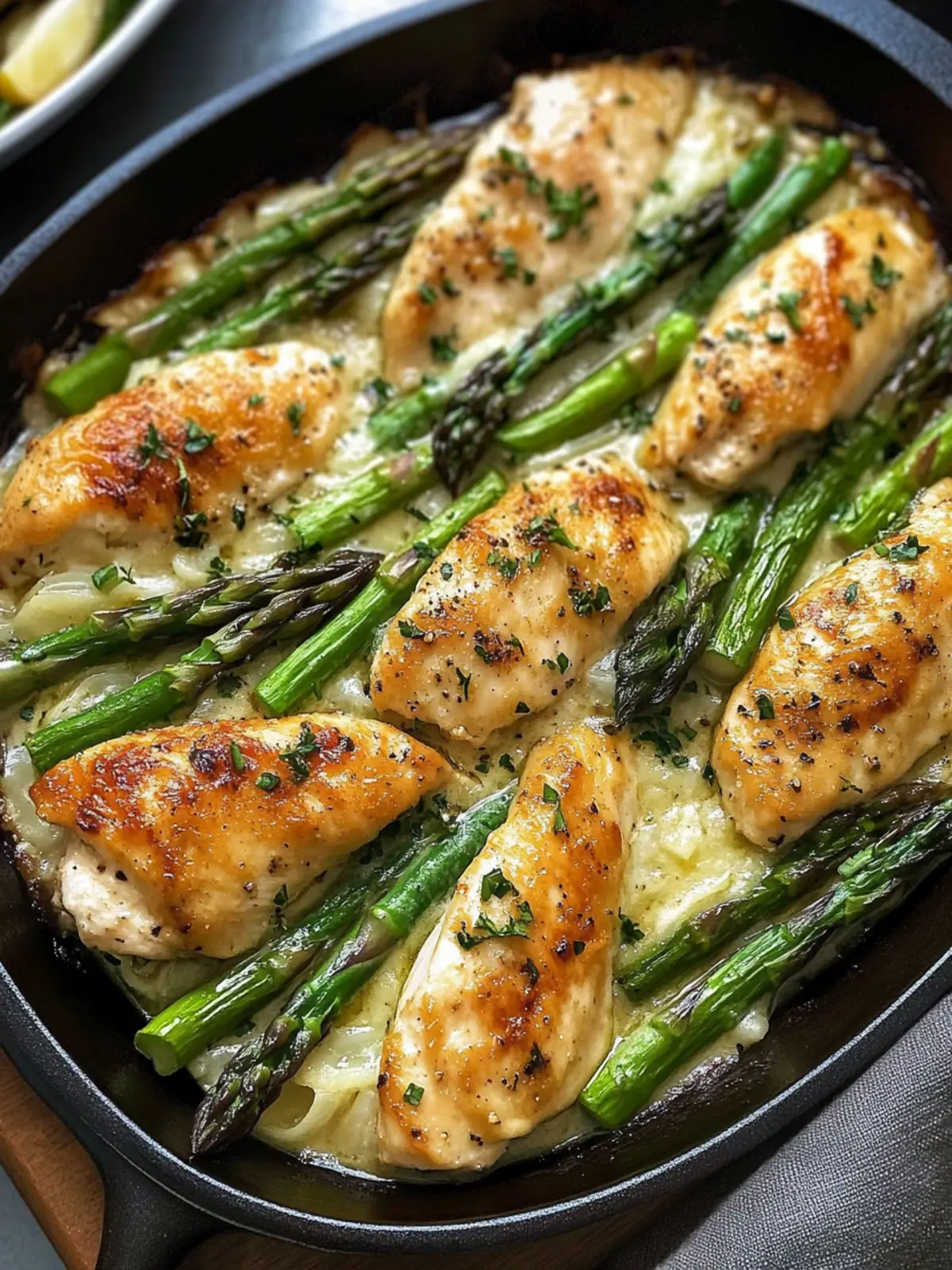 Delicious Caesar Chicken with Asparagus for Busy Nights 4 Caesar Chicken with Asparagus
